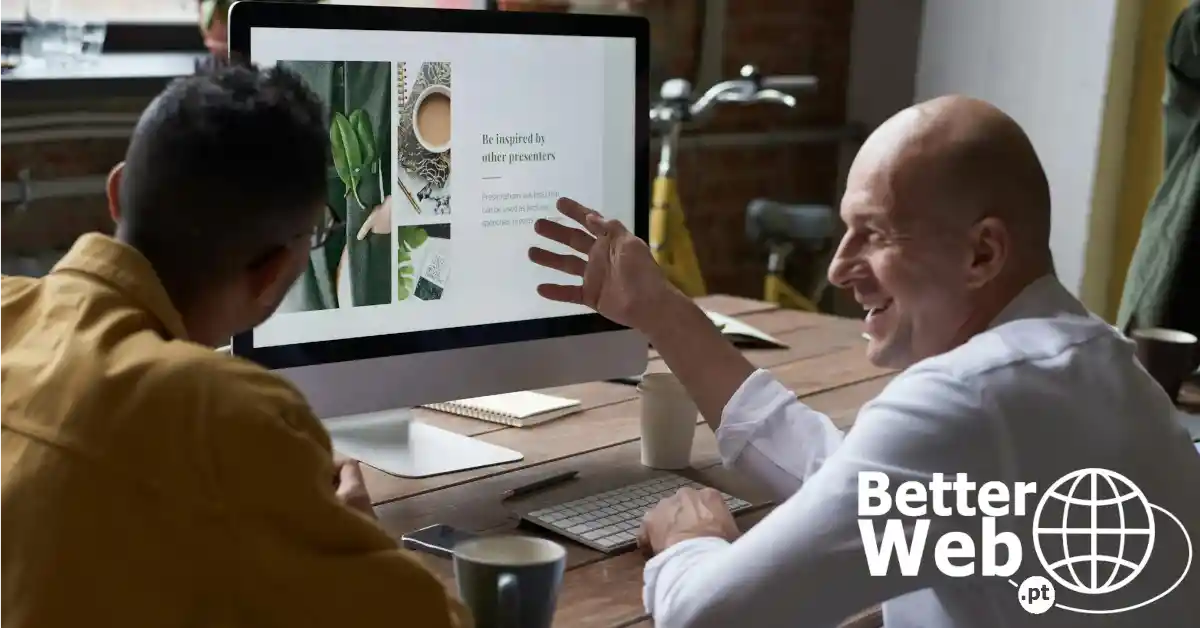 Empresário mostra o site acessível e inclusivo que foi criado para a sua empresa